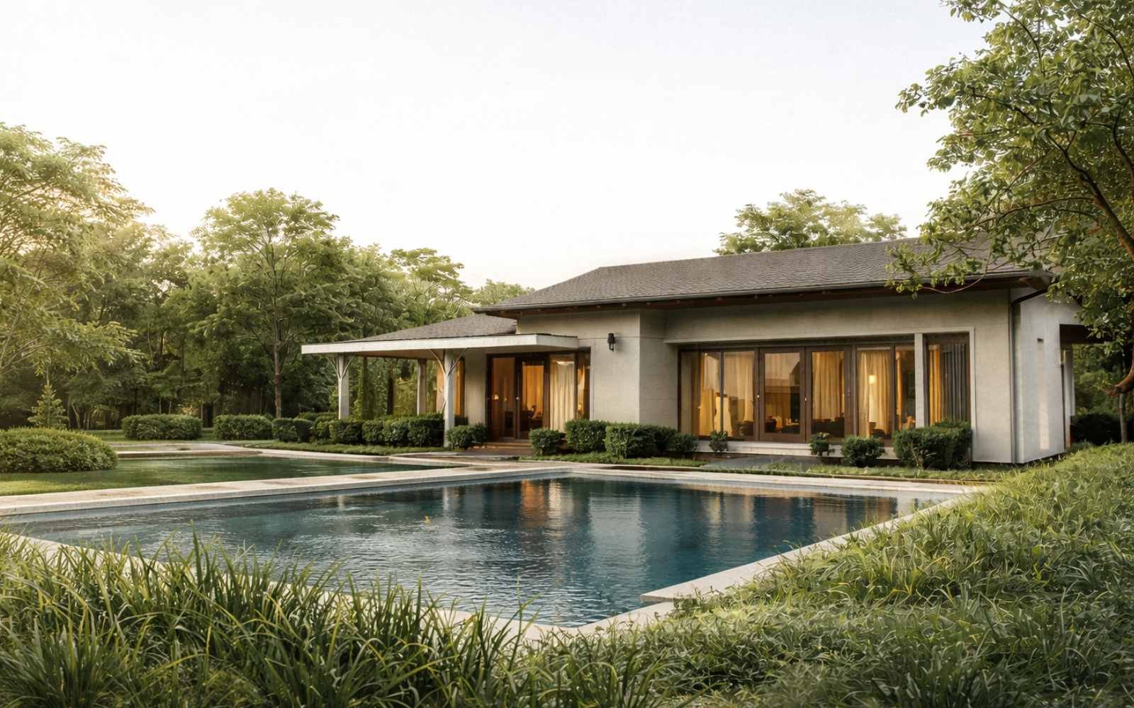 Earth36T residences surrounded by landscaped gardens